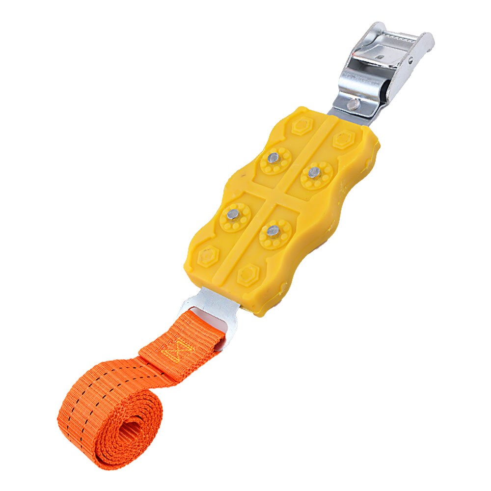 Pasek na opony łańcuchy śnieżne awaryjny antypoślizgowy pas samochodowy na samochód SUV uniwersalny antypoślizgowy łańcuchy śniegowe nylon: 1szt