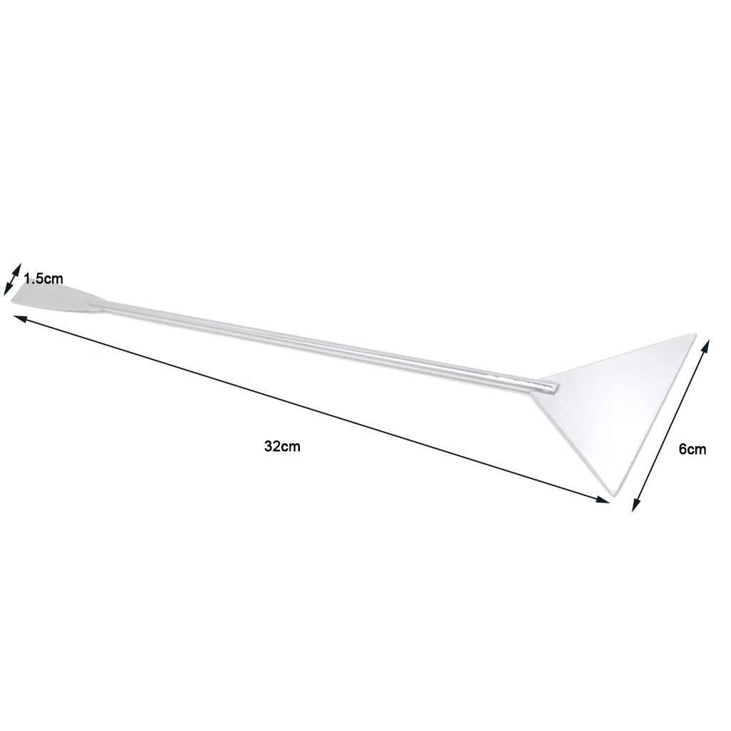 Akvarium akvarium växtsubstrat spatel aquascaping kit 32cm silver