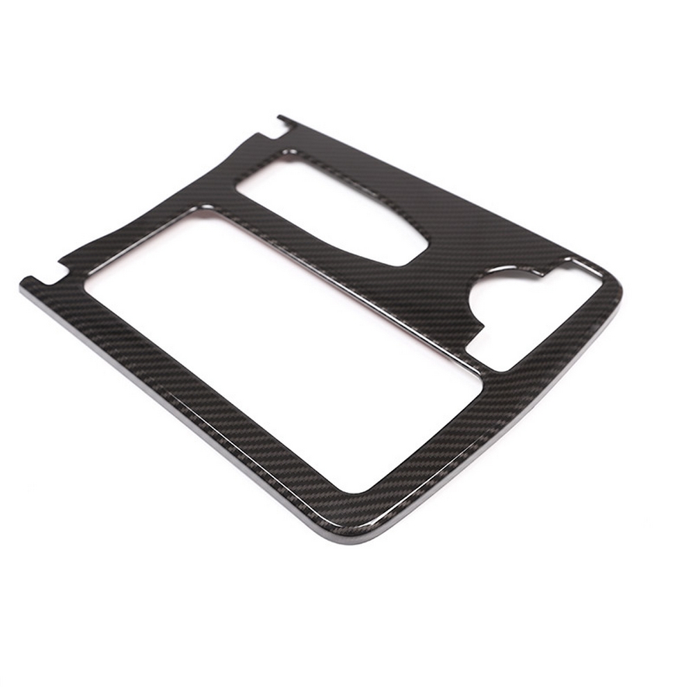 Para Mercedes Benz clase C W204 E clase W212 , Panel de consola central, portavasos, cubierta de marco, pegatina embellecedora