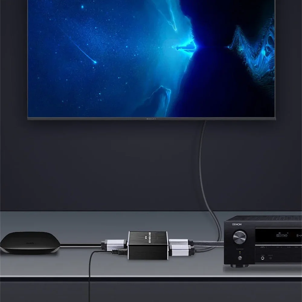 4K 2K Video Extractor HDMI-compatibel met 3,5 MM Audio Converter SPDIF Optische TOSLINK Stereo Out Splitter Adapter