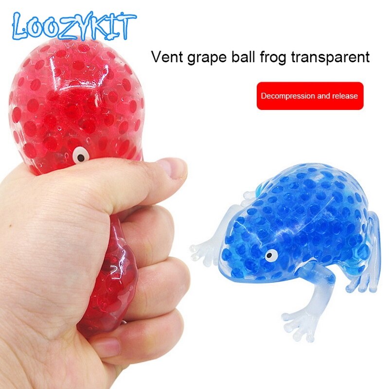 Squeeze Fidget Speelgoed Doos Pop Het Antistress Creatieve Spoof Vent Banaan Squeeze Speelgoed Sponsachtige Banaan Bead Stress Bal Speelgoed Volwassen: 4