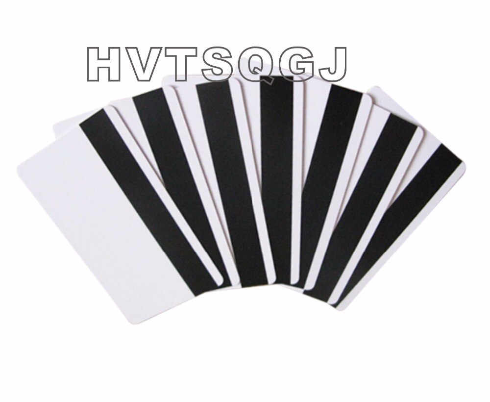 20pcs Blank PVC hico magnetic stripe cards