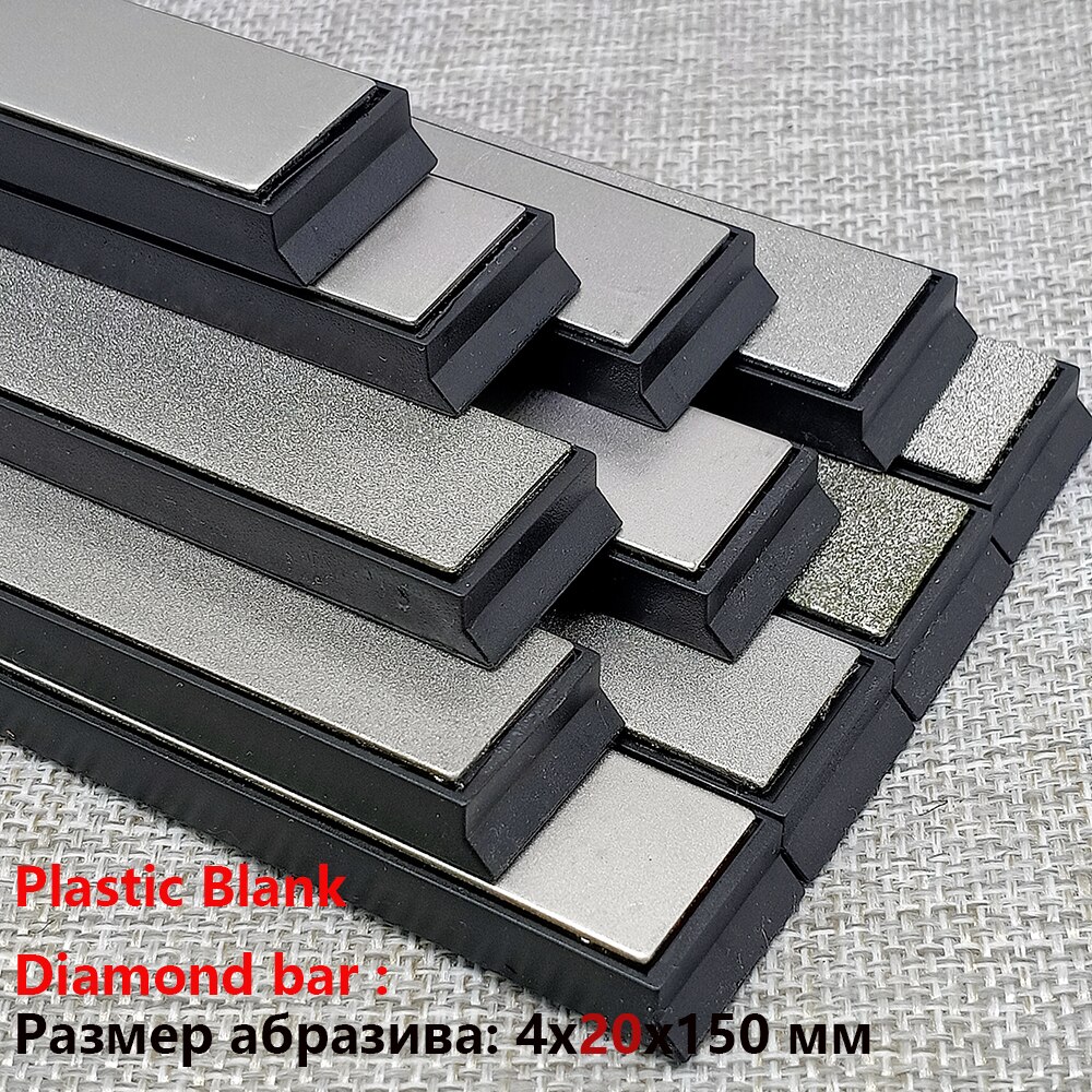 Diamond Bar Slijpsteen Plaat Set 6 &quot;Voor Edge Pro Ruixin Pro Rx008 Standaard 20/25 Mm Aluminium/Pvc base