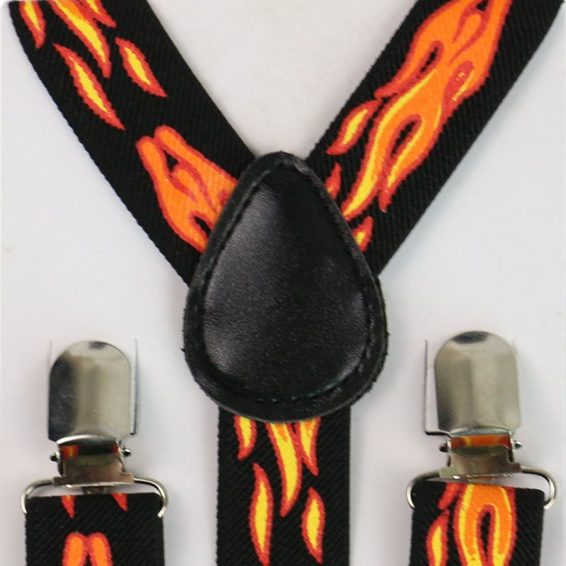 Winfox hommes costumes élastiques femmes Clip-on y-back bretelles ceinture sangle bretelles réglables noir Paisley bretelles
