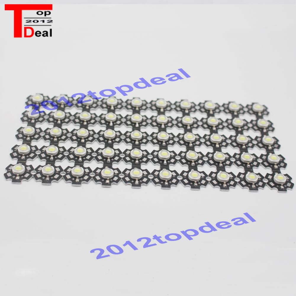 Bombilla LED de alta potencia, 1W, 3W, blanco frío/cálido, 3500K, 6500K, 15000K, 20000k, 30000k, diodos de cristal con Base de estrella de 20mm