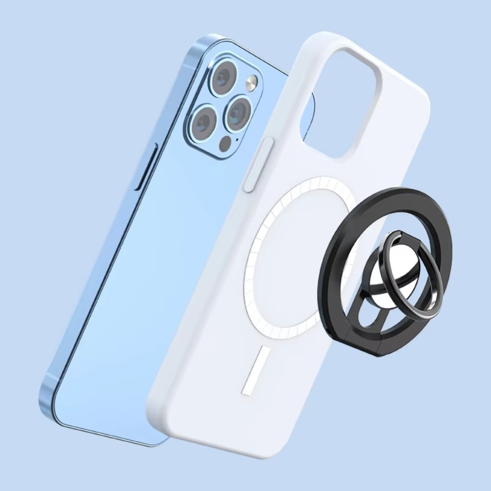 Support de bague de téléphone magnétique pour iPhone, rotation parfaite et pliable, MagSafe, iPhone 16 15 14 13 12 Pro Max