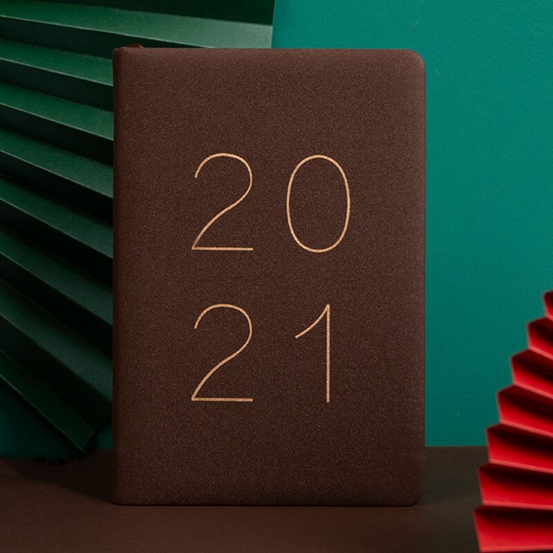 Year Planner Calendar A5 Notebook Portable Agenda Weekly Monthly Notepad Organizer Schedule Book Stationary: BR1