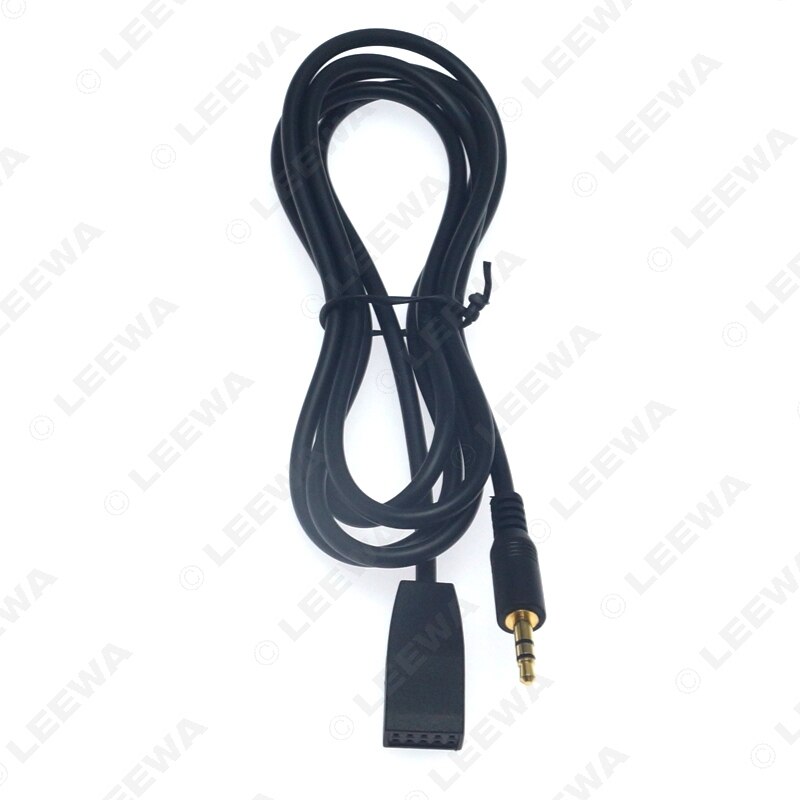 LEEWA 3.5mm Male Jack AUX Input Cable Adapter Only For BMW E46 With Business CD Radio Headunit #CA6254