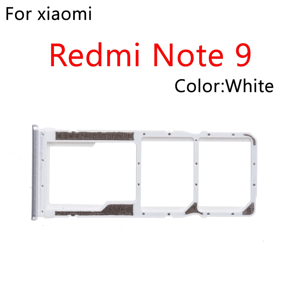 Sim Tray Holder For Xiaomi Redmi Note 9 Note9 SIM Card Tray Slot Holder Adapter Socket