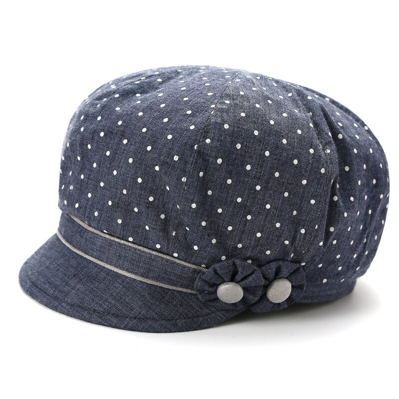 Gorro Visore de para mujer, gorra Coreana de ocio para estudiantes, Boina para otoño y primavera, novedad de: Azul cielo