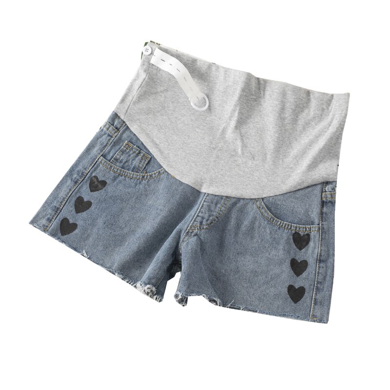 1127 d'été Décontracté Denim Shorts Grossesse – Grandado