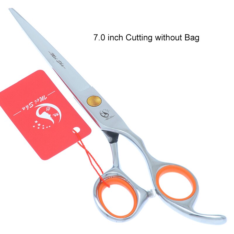 Ciseaux professionnels pour animaux domestiques, coupe en acier japonais 440c 7.0 pouces, ciseaux amincissants pour chiens, tondeuse pour couper les poils d'animaux A0128A: A0129A-03-70