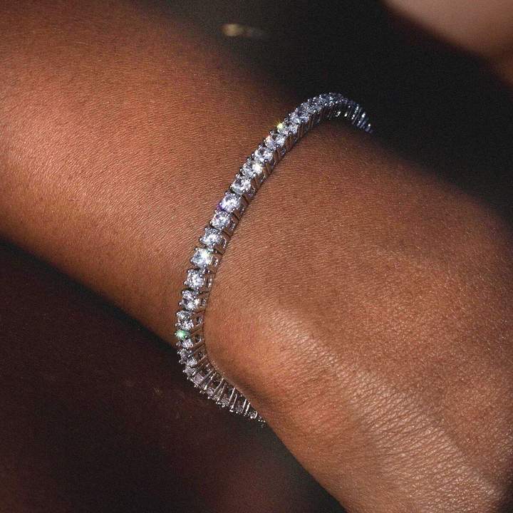 3mm cz tennis kæde halskæde klassisk kæde match hip hop vedhæng 5a iced out bling mænd dreng hiphop smykker