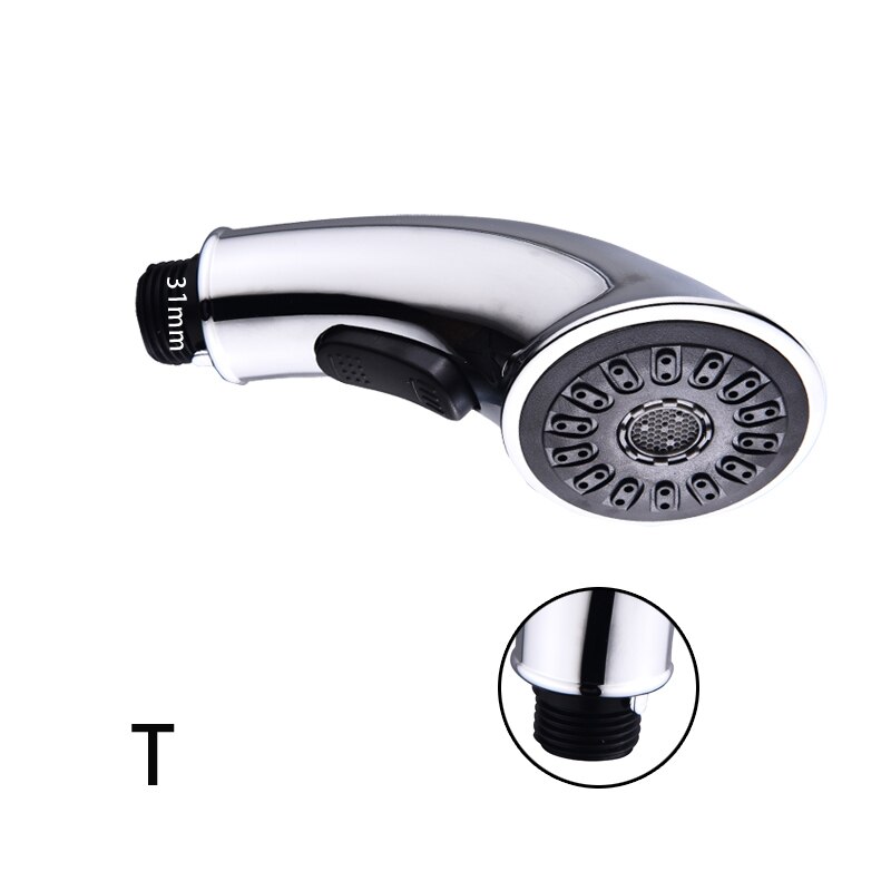 ABS Küche Tippen Pull Out Teile Küche Wasserhahn Ersatz Teile Wasserhahn Zubehör Tüllen Küche Wasserhahn Düse, Kleine dusche kopf: T