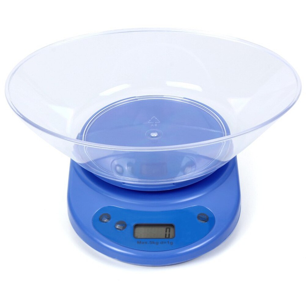 Kitchen Digital LCD Electronic Scale Food Balance Measuring Weight Tool with Removable Bowl