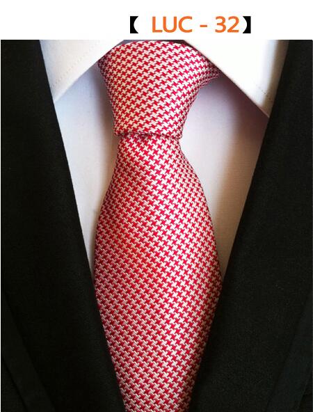 Gusleson gravatas masculinas de seda, novo design, pescoço, 8cm, formal, xadrez e listras, gravatas de casamento para homens, formal, de negócios, festa: 32