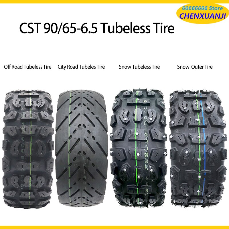 90/65-6.5 City Road Off Road Winter Snow Tires 11 Inch Tubeless Tire for Dualtron Ultra Speedual Plus Zero 11x Electric Scooters