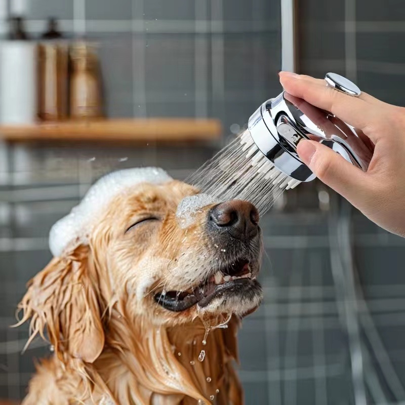 Huisdier Douchekop Badborstel Honden Katten Douchekam Huisdier Wassen Supply Accessoires Sprinkler Dier Honden Wassen Massage Douche