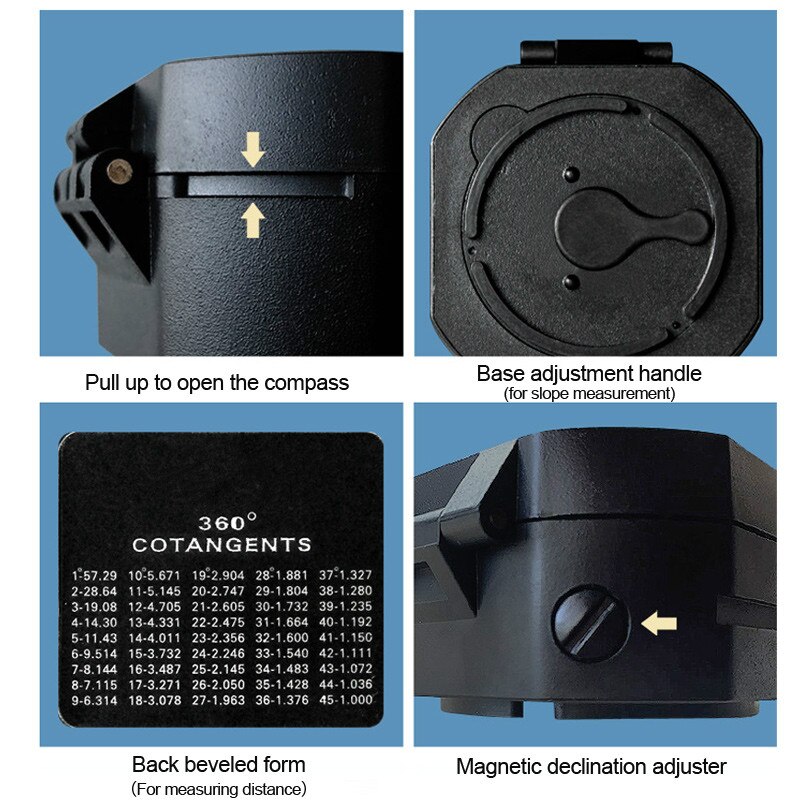 Lens Compass Lens Compass Lightweight Waterproof Hiking Survival Kits Climbing Travel Outdoor Camping Accessories Compass