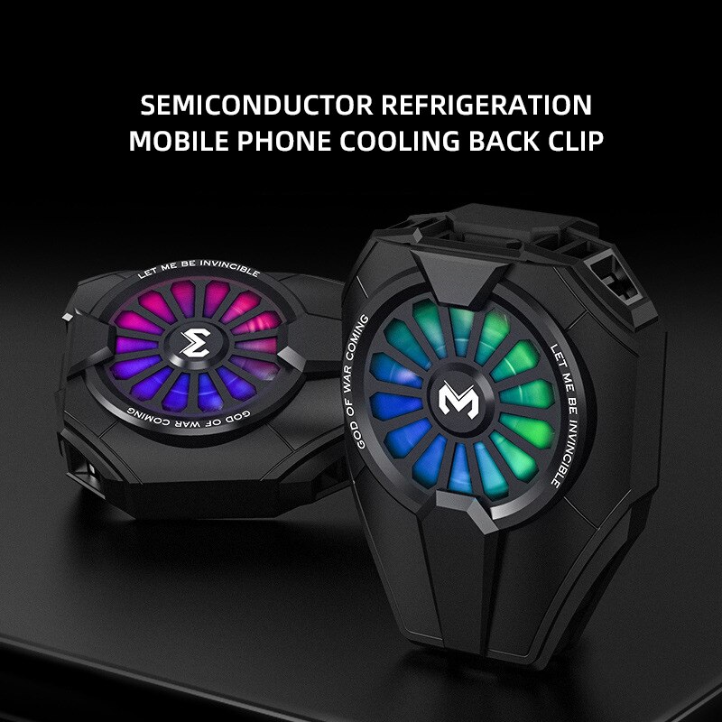 Mobiele Telefoon Radiator Halfgeleider Koeling Bevroren Koeling Koeling Radiator Licht Digitale Display Game Koellichaam