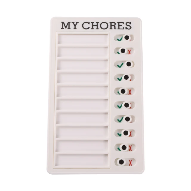 Schedule Organization Note Card Punch Card Device for Notes Daily Task Planning Portable Memo Checklist Elderly Child Note Board: Light Grey