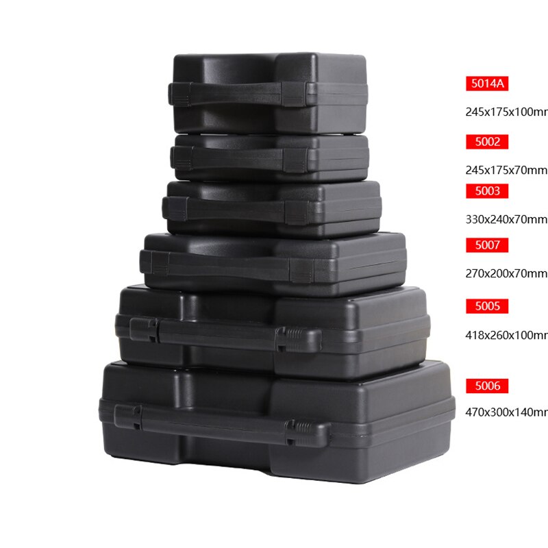 Portable Protective Safety Toolbox Equipment Suitcase Instrument Box ABS Plastic Sealed Aviation Safety Toolbox with Foam