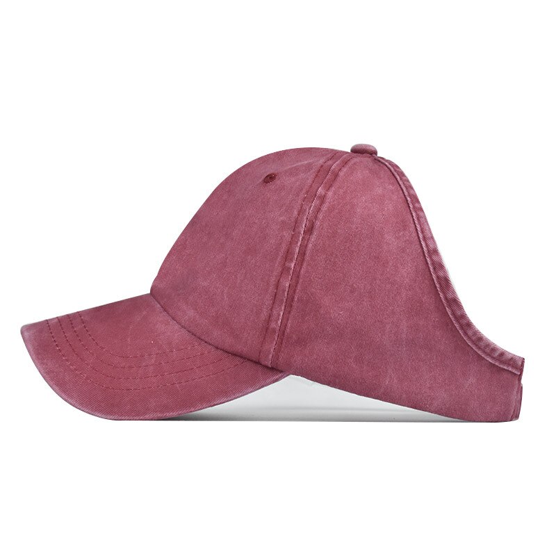 Hestehale lue halvtopp baseball cap kul solskjerm solkrem hestehale lue ensfarget sommer utendørs sport kasket