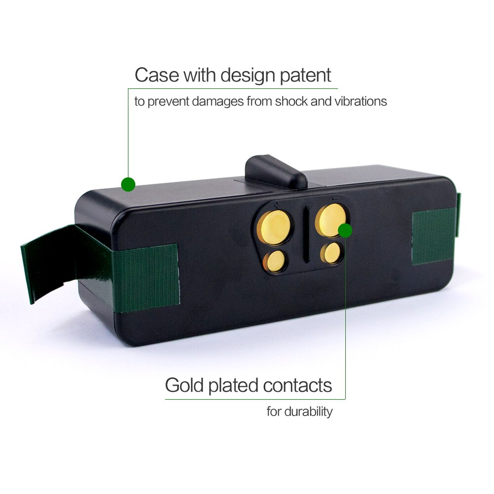 Sparkole 5200mAh 14.4V Li-ion battery for irobot roomba 900 series 980 960 900 895 860 695 690 640 614 800 700 600 500 series