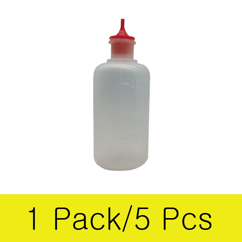 1-20 Pcs 30 ml Empty Squeezable Dropper Bottles PE Eye E Liquid Juice Oil Dropper ContainersOil Dropper Refillable Containers: 5 Pcs