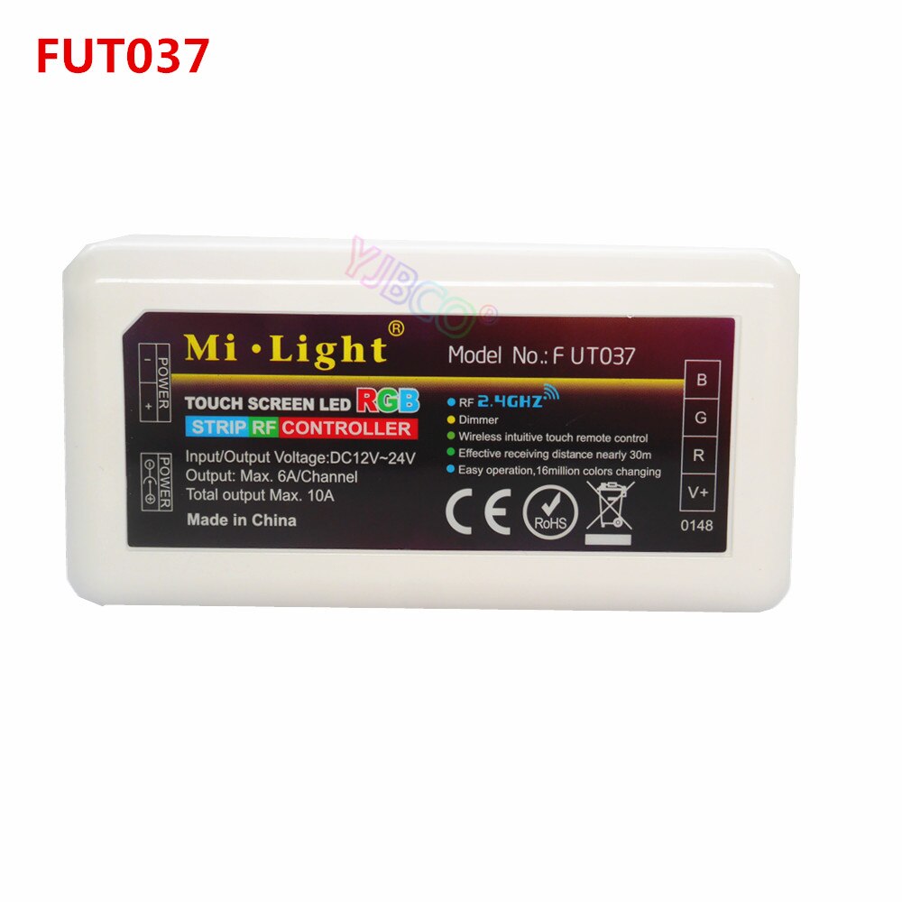 MiBOXER RGB/RGBW led strip Light dimmer 2.4G 4-Zone Brightness Smart Panel WiFi iBox Smart Controller WL-Box1: FUT037