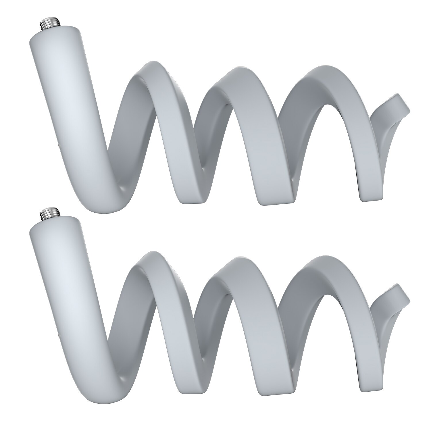 Twist Mount Compatible with ARLO PRO / PRO2 Ultra / PRO3 ARLO GO / ARLO Security Camera Flexible Adjustable Twist Wall Mount: 2pcs Grey