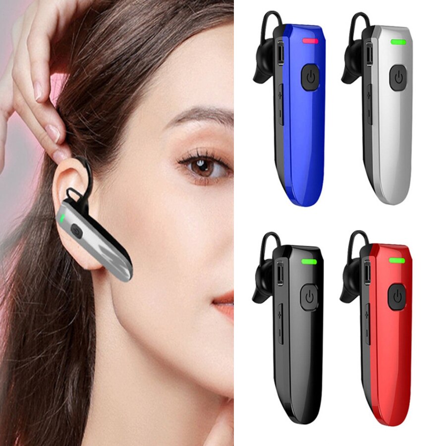 Wireless Earhook Mini Walkie Talkie Intercome Bluetooth Restaurant Hotel PMR Ear Hook Bluetooth-compatible Headset Two Way Radio
