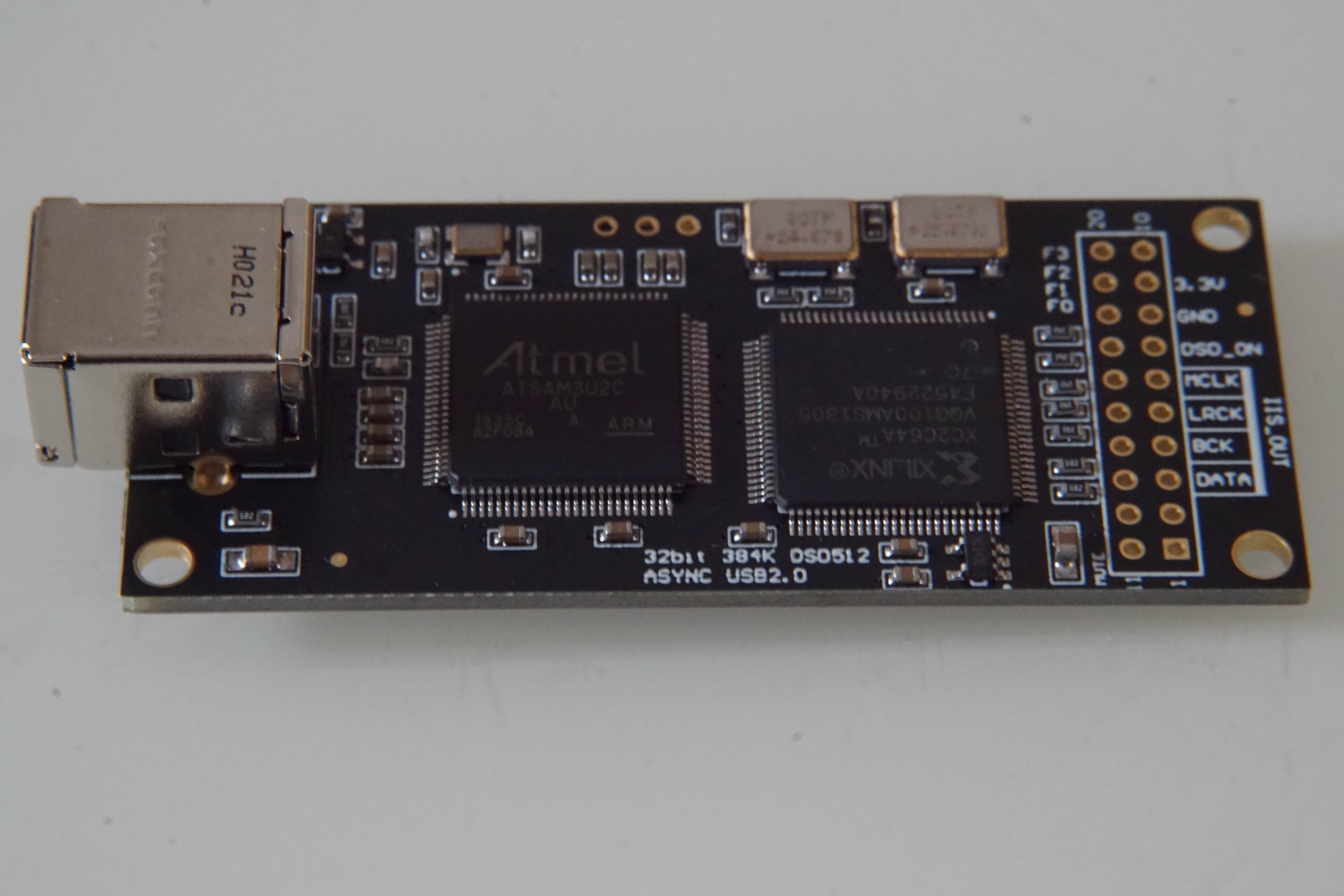 Italie Amanero – interface numérique USB IIS, même programme supporte DSD512 32bits/384khz