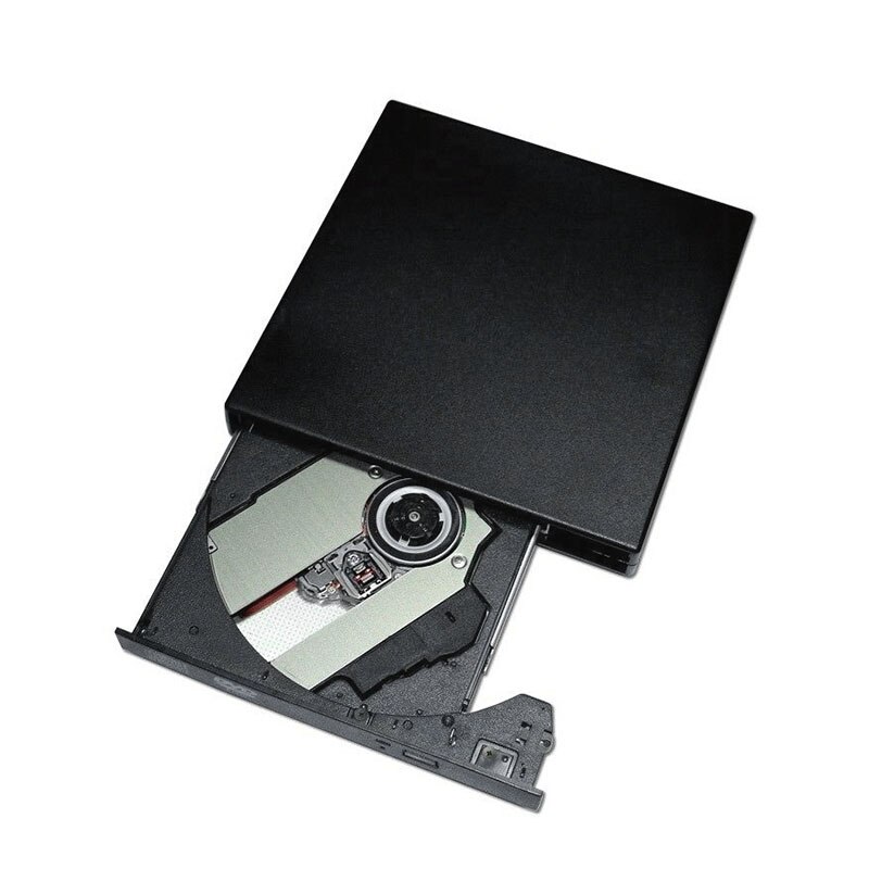 USB Externe DVD CD RW Disc Writer Speler Drive voor PC Laptop JLRJ88