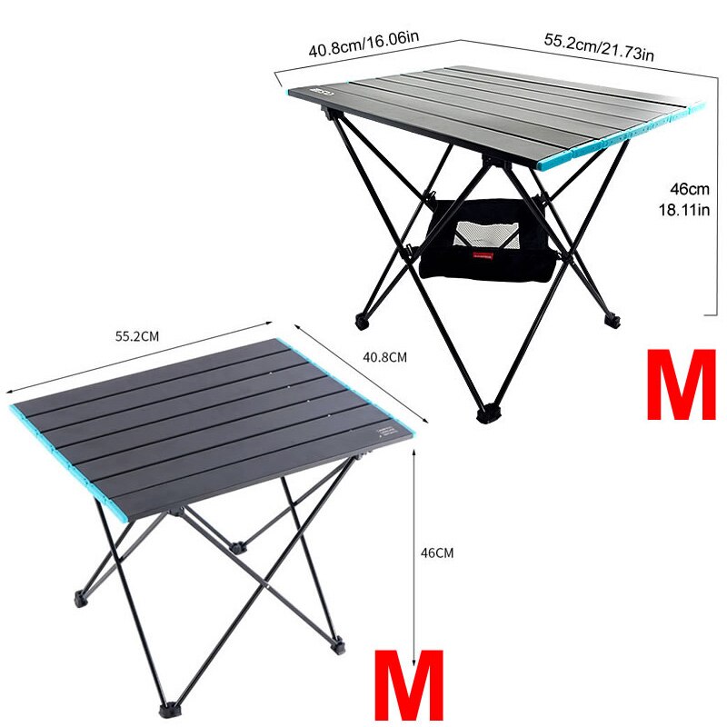 Folding Camp Table Large Portable Camping Table and Carrying Bags for Indoor and Outdoor Picnic