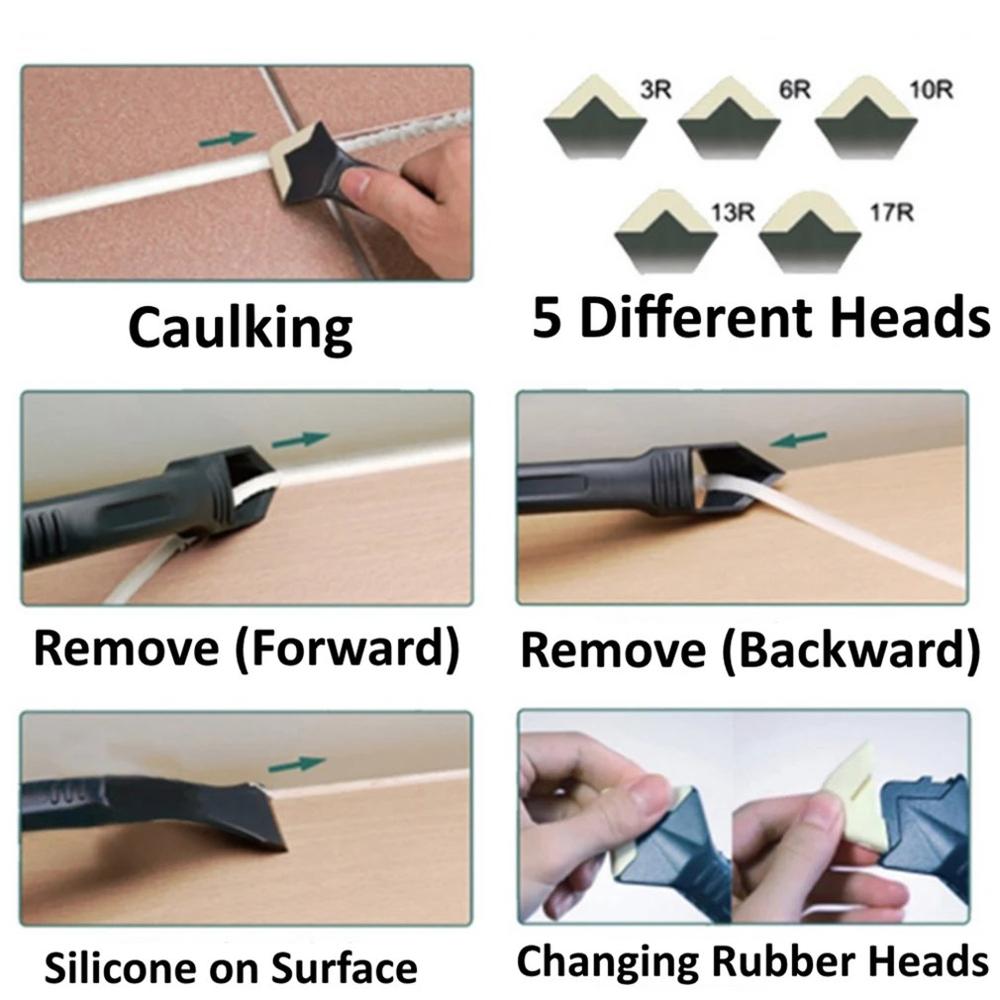 Household Three-in-one Multi-function Squeegee Combo Set Portable Plastic Head Squeegee Tool Kit Squeegee Set