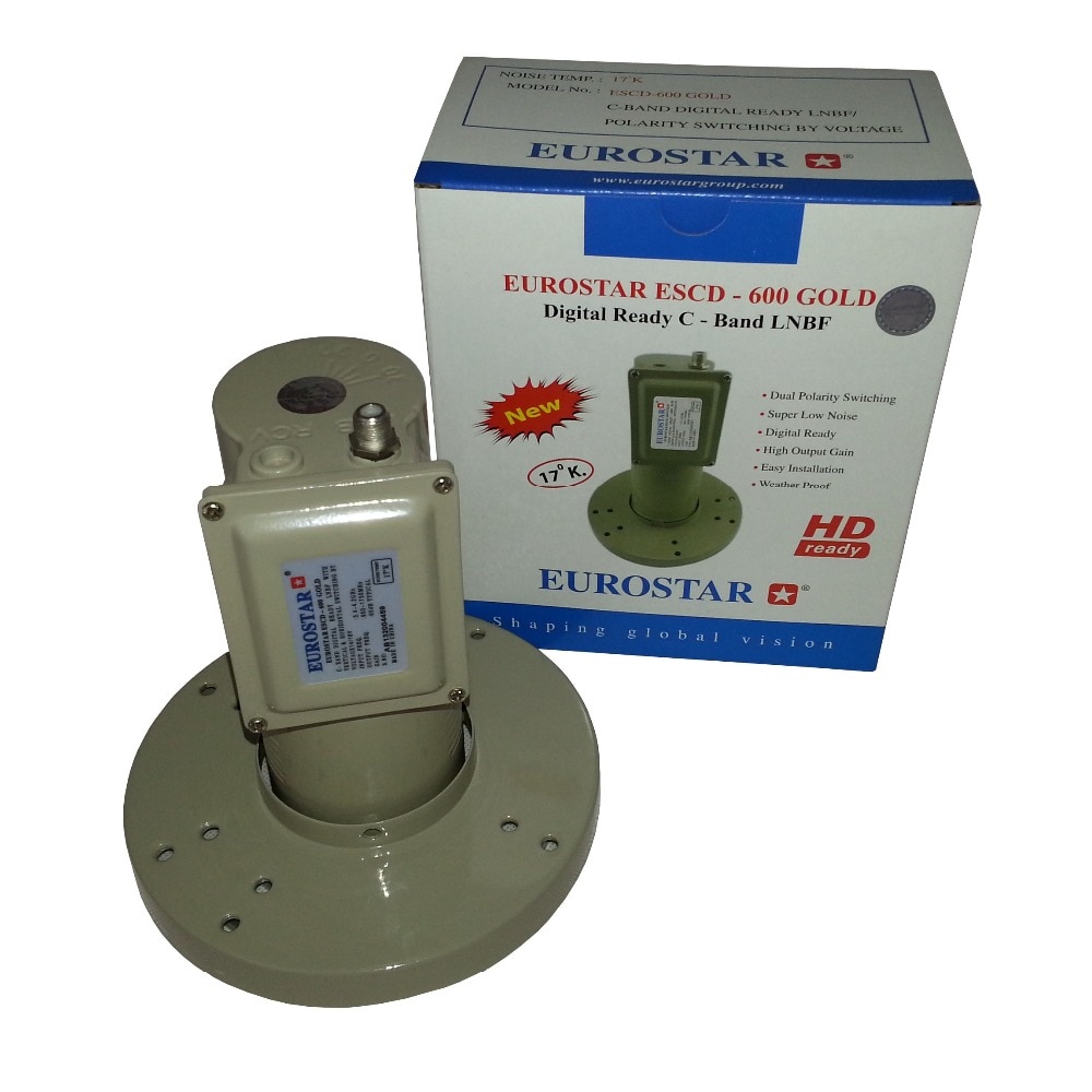 single output HD digital high performance tv lnb c band lnb 5150MHz eurostar for Brazil market