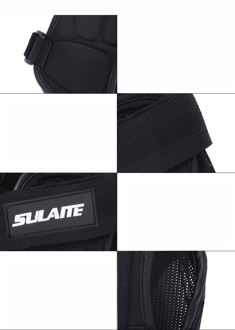 Sulaite protetor de pulso para motocicleta, 1 par profissional de suporte de pulso para skate e esqui, protetor de palma da mão