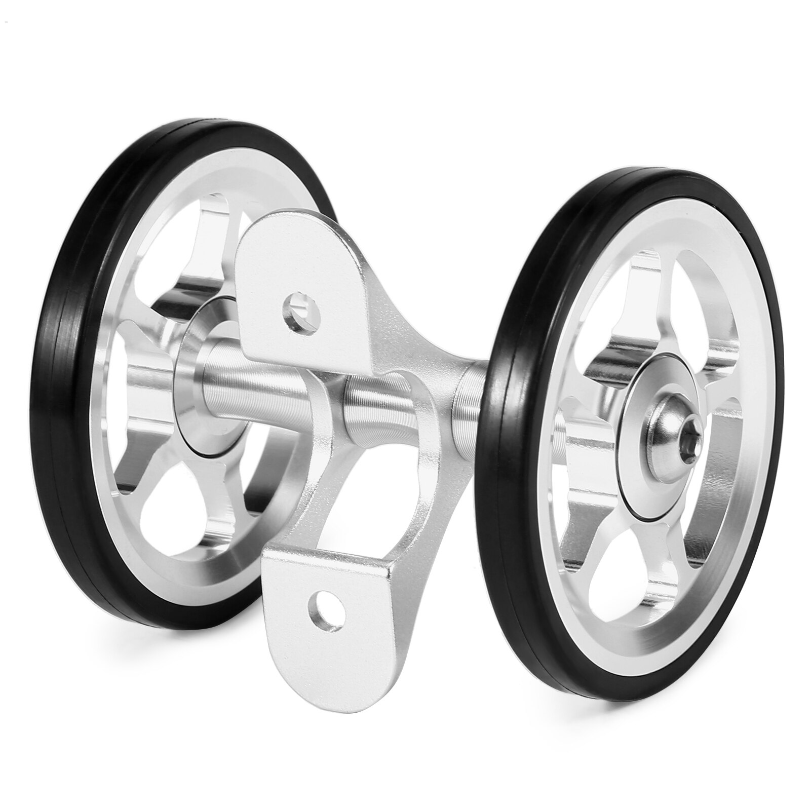 Lixada Aluminium Fiets Dubbele Roller Achterwielen Vervanging Voor Brompton Vouwfiets Achter Spatbord