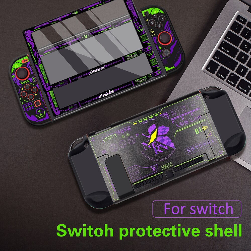 Przełącznik do nintendo Screen Protector 0.2mm szkło hartowane z kolorowa ramka do ekranu konsoli NS Swit akcesoria ochronne