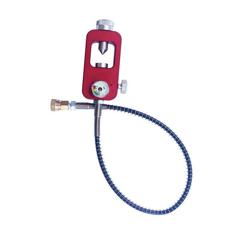 30mpa high-pressure inflator, inflatable valve, flower basket head, fast charge conversion,8mm diving gas cylinder flushing tub