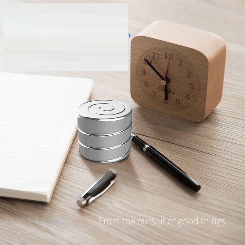 Giroscopio giratorio de Metal y acero inoxidable para descompresión de escritorio para niños y adultos, juego de mesa de juguete, giroscopio para adultos, descompresión