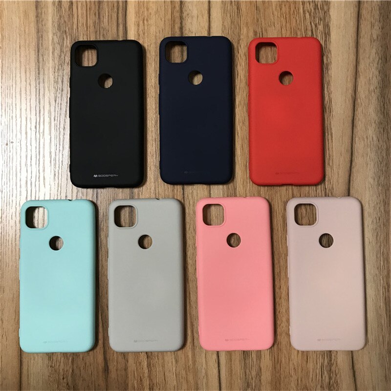 Case Voor Google Pixel 5 5A Zacht Touch Gevoel Silicon Tpu Cover