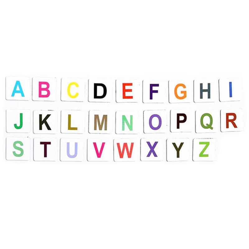 26PCS Alphabet Magnet Uppercase Lowercase Magnetic Letter Educational Magnet: Uppercase