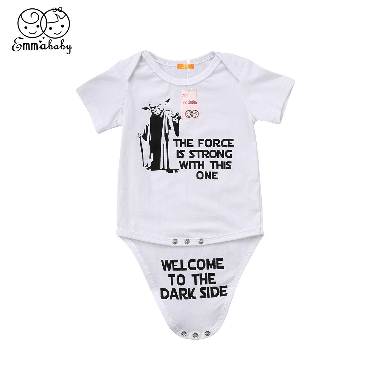 summer Funny Kids Infant Baby Boy Girl Clothes short sleeve printed Bodysuit Jumpsuit Bodysuit kid Outfit