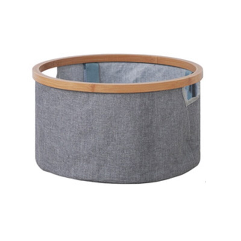 Capacity Laundry Clothing Basket Water-Resistance Bin Cotton Dirty Clothes Toy Storage Pocket Washing Machine: Default Title