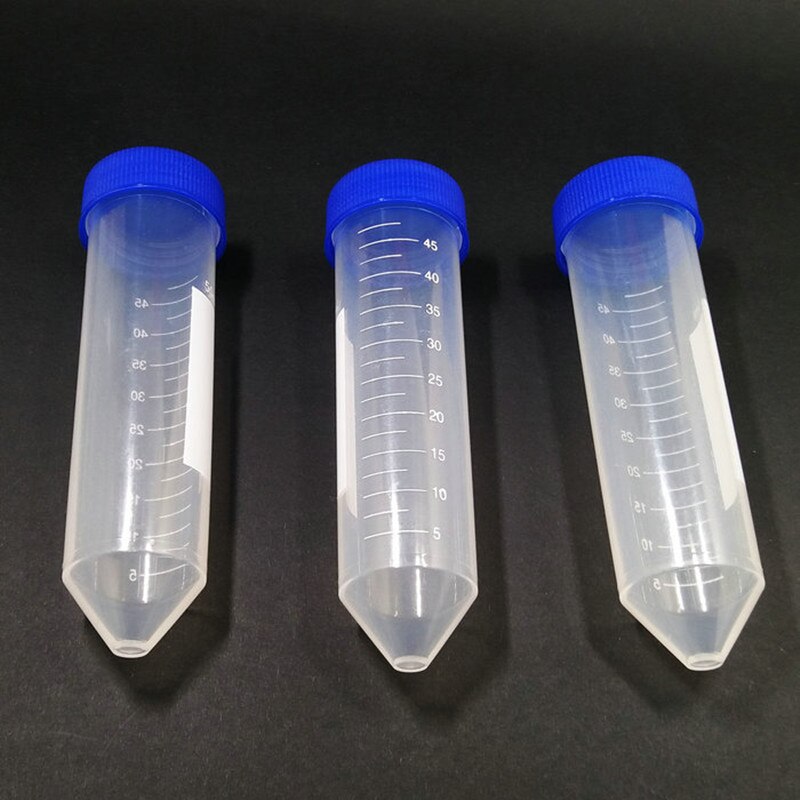 50ml 50 kpl/erä mikrosentrifugi sentrifugiputkia v-muotoisella kierrekorkilla muovinen sentrifugiputki koepullot