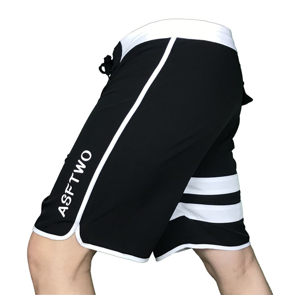 Pantalones elásticos de cuatro vías para deportes de secado rápido, pantalones cortos de cinco puntos para playa, surf, vacaciones, viajes, natación, 2022