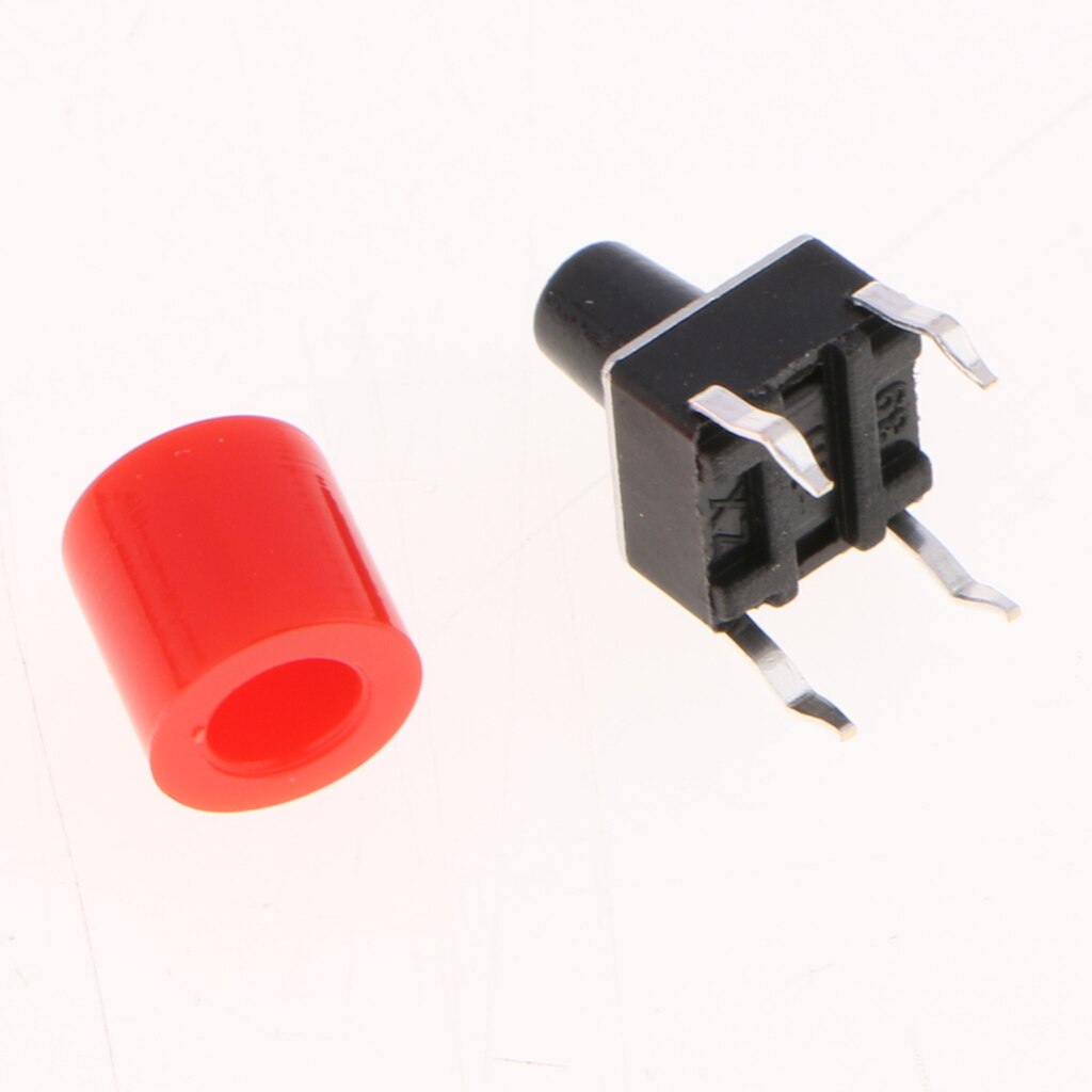 420PCS TACTILE PUSH BUTTON SWITCH MOMENTARY MICRO SWITCH BUTTON + TACT CAP