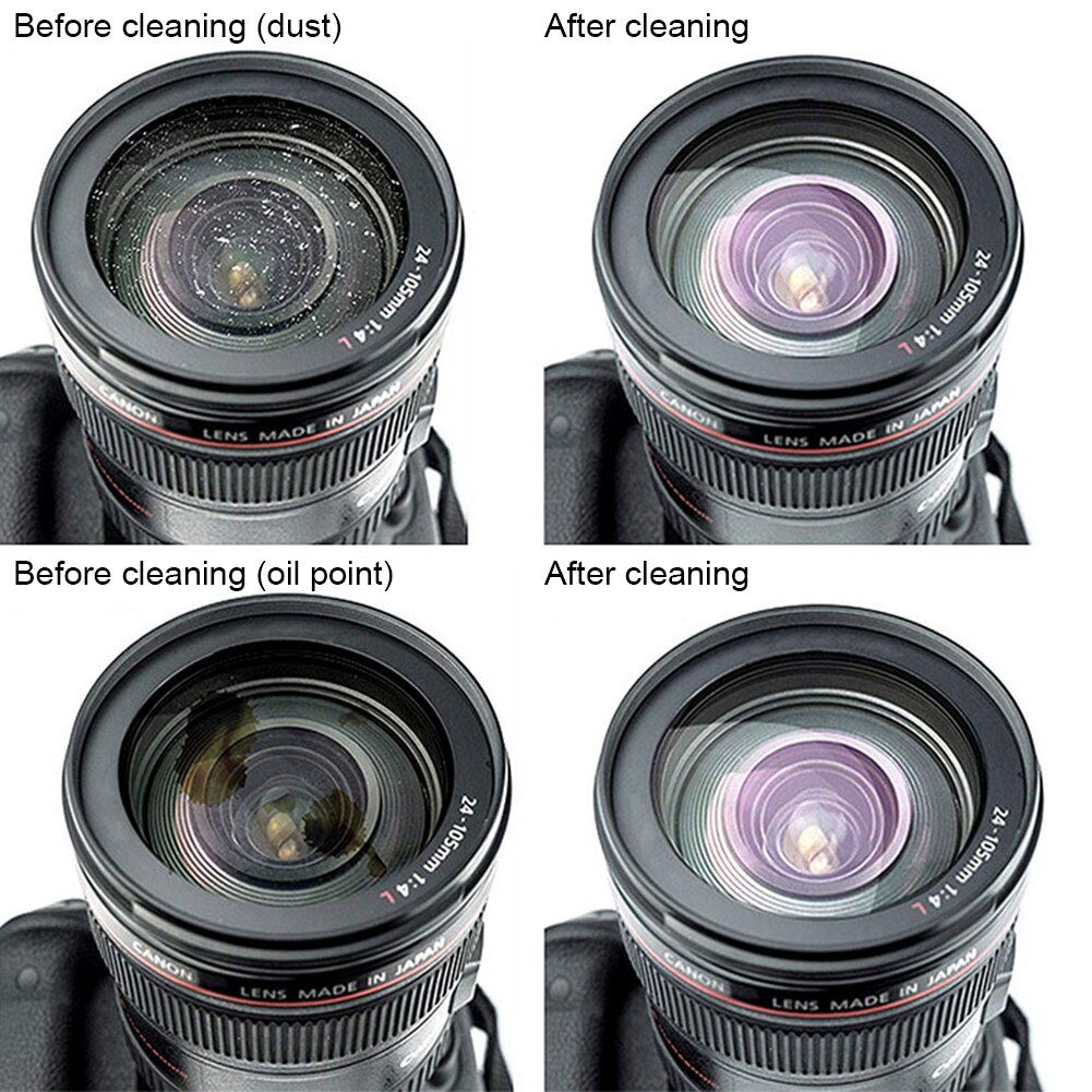 Storage Bag Multipurpose Air Blower Lens Brush Dust Removal Cleaning Tools Kit Wipe Pen For PC Phones Camera Accessories Cloths